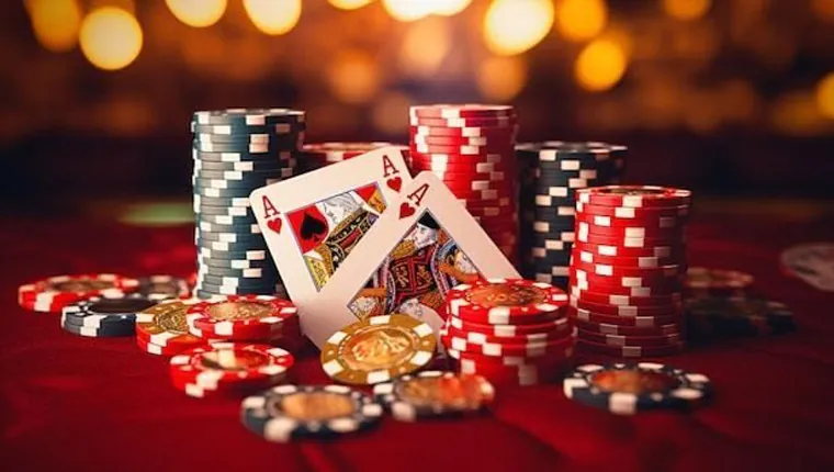 Hands holding a smartphone with a gambling app, surrounded by symbols of time limits and self-exclusion, representing responsible gaming practices and niceph's support.